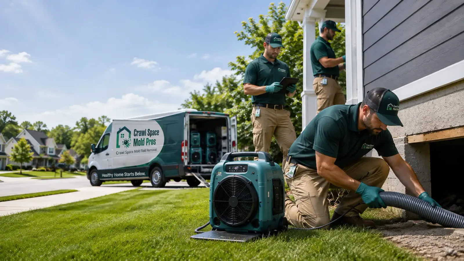 Crawl Space Mold Removal in Carthage, IN